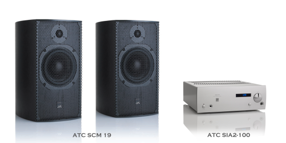 ATC SCM 19 & ATC SIA2-100 integrated DAC amplifier